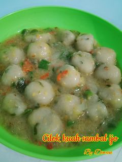 Foto resep Cilok kuah sambal ijo