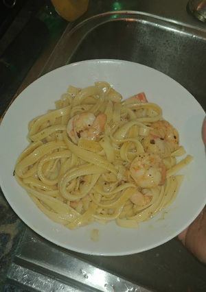 A picture of Sea shell linguini.