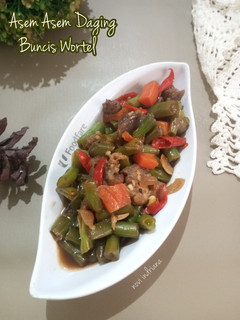 Foto resep Asem Asem Daging Buncis Wortel