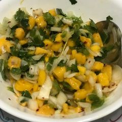 A picture of Mango 🥭 pico Mexican salad.