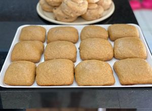 Una foto de Galletas integrales suaves de piloncillo (puerquitos integrales)