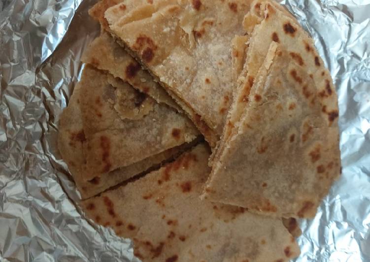 Recipe of Super Quick Homemade Lakhnavi paratha / nice recipe