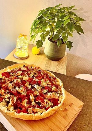 Une photo de 🥒🍅 TARTE PROVENÇALE 🍅🥒