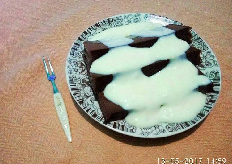 Puding Cokelat Vanilla (resep sederhana tanpa gula)