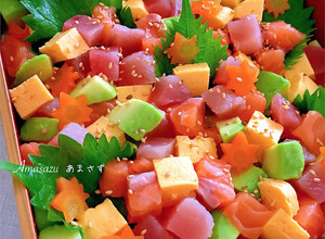 Foto di Chirashi sushi