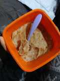 ꣑୧ ۠. Helado de banana split