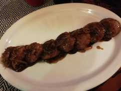 Cotechino caramellato all'arancia