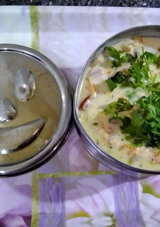 மல்டி வெஜ்  ரைத்தா (curd) செய்முறை முக்கிய புகைப்படம்