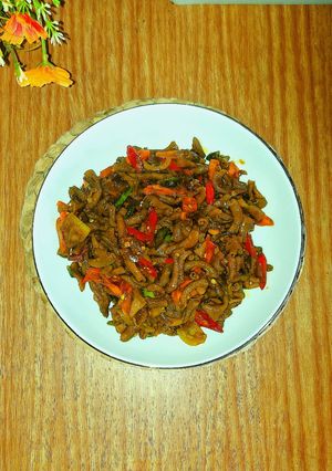 Foto resep Tumis Usus Kecap