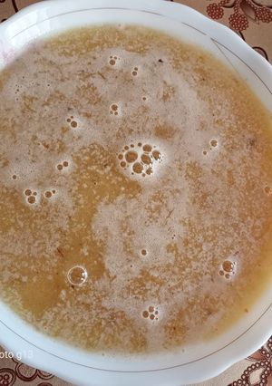 A picture of Pineapple core syrup.