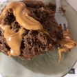 Torta de chocolate en taza sin tacc