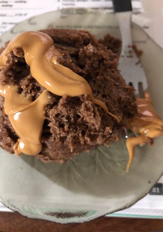 Una foto de Torta de chocolate en taza sin tacc