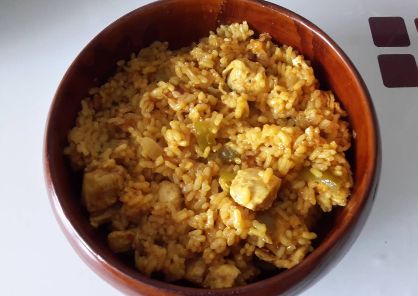 Arroz con pollo al curry (en olla GM)