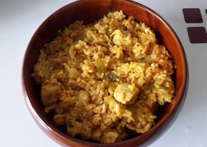 Arroz con pollo al curry (en olla GM) Receta de viopeal- Cookpad