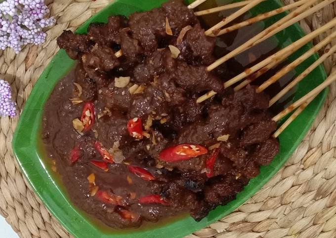 STEP-BY-STEP GUIDE! Recipe Sate Sapi Spesial Idul Adha