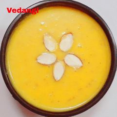 A picture of Pumpkin Almond Soup.