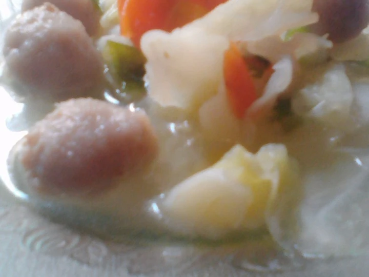 Langkah Mudah untuk Menyiapkan Resep 6) Sayur Sop Pentol Bakso yang Menggugah Selera Anti Ribet, Mantap Sekali