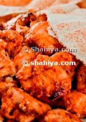 A picture of Lebanese Shish Tawook.