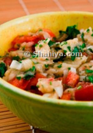 صورة لوصفة طريقة عمل سلطة الراهب