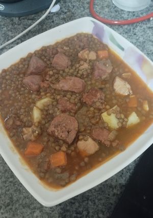 Una foto de Lentejas