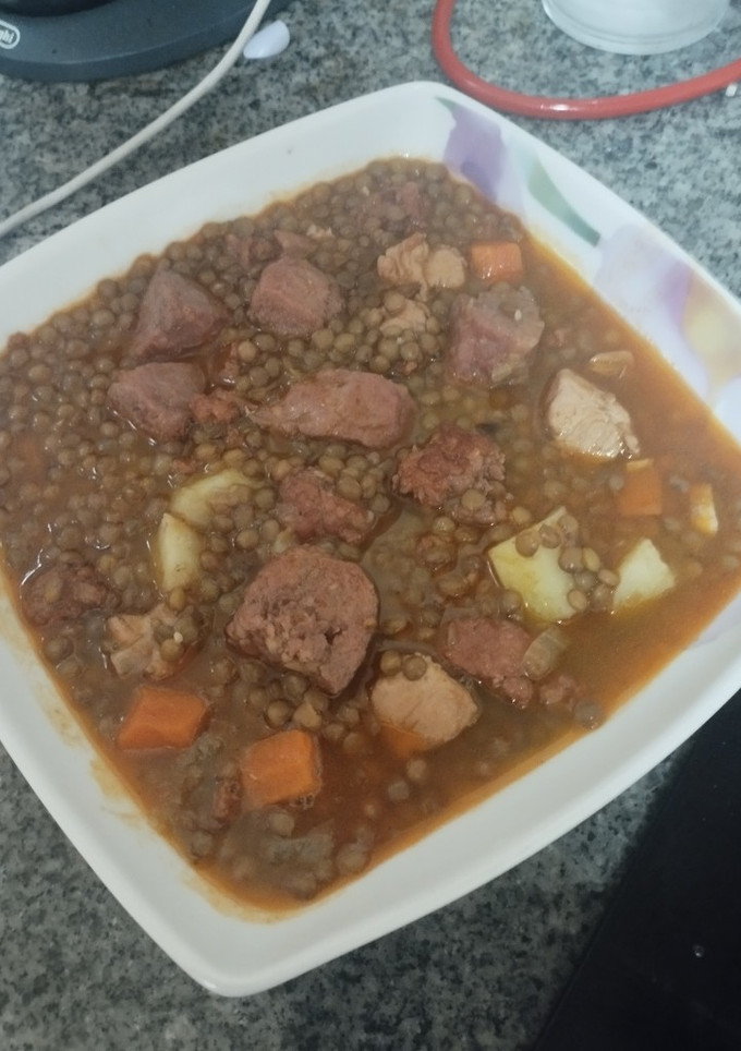 Una foto de Lentejas