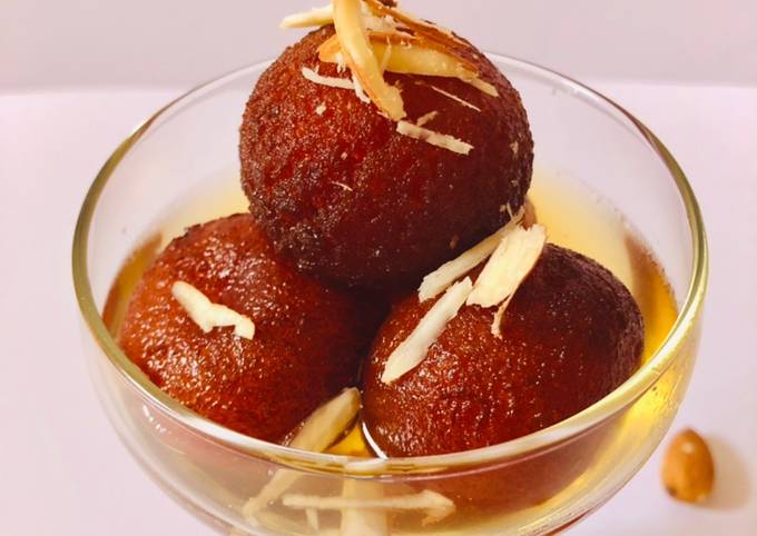 gulab jamun with milk powder