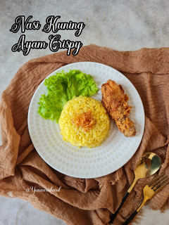 Foto resep Nasi kuning ayam Crispy