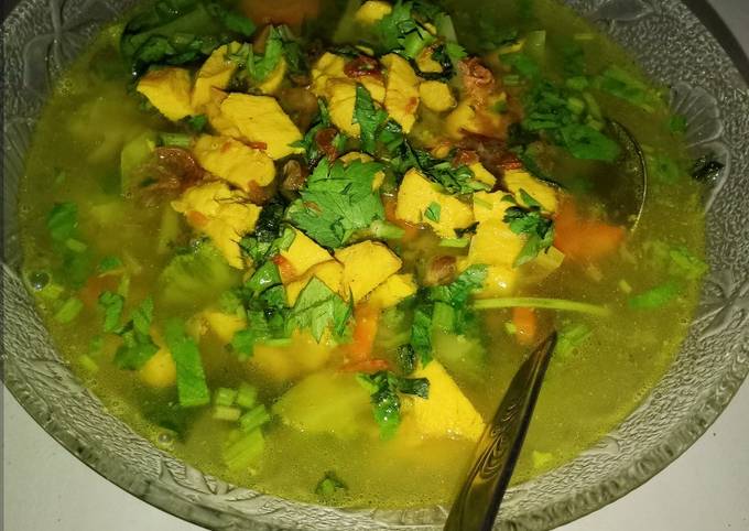 Anti Ribet, Memasak Sayur sup bumbu kuning Enak
