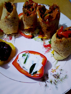A picture of Spring Moong dal Cheela.