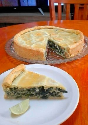 Una foto de Pastel de Espinacas y Tocino 🥓