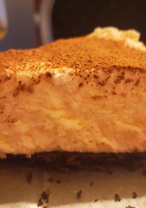 Una foto de Torta fría de leche condensada y crema doble