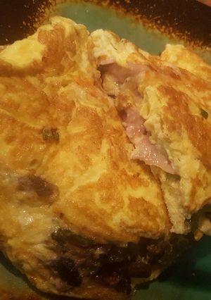 Una foto de Omelette de champiñones