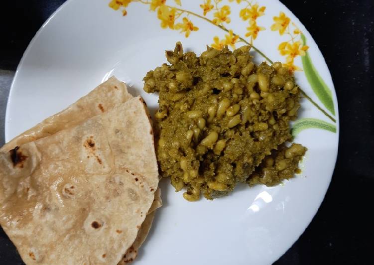 Recipe of Homemade Sprouted lobia ki sabji