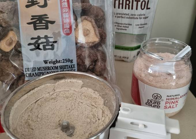 Shiitake Mushroom Powder & Salt