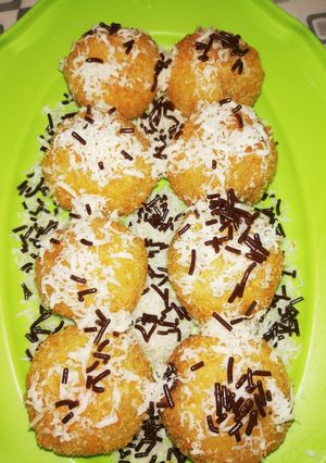 Foto resep Bola² singkong keju coklat