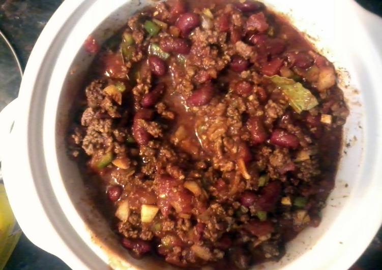 Recipe of Speedy Slow cooker chili