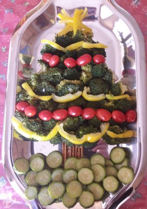 Φωτογραφία της συνταγής Christmas tree salad!!! 🎄🎄🎄