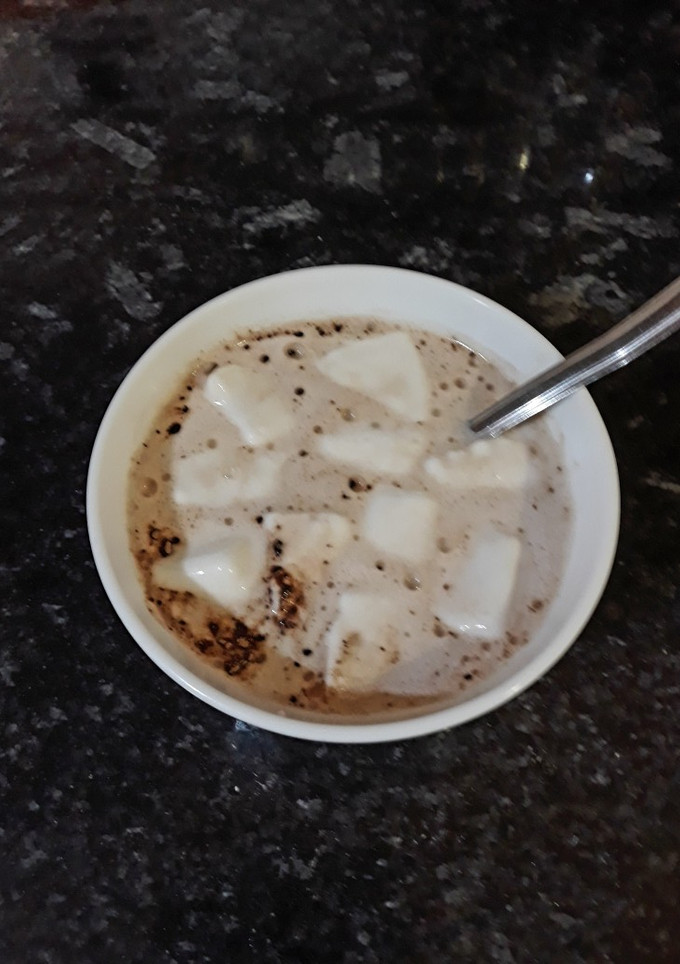 Una foto de Nubes con leche y Colacao