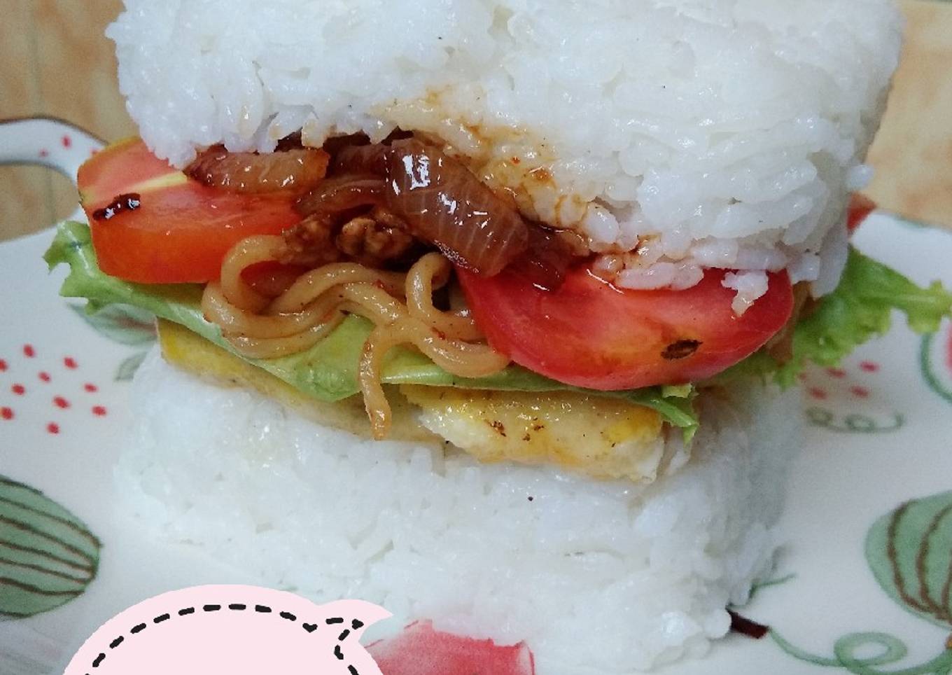 Burger nasi ππ