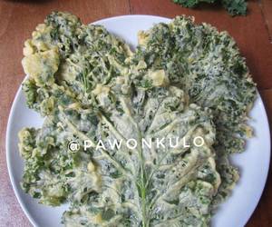 Resep mudah Peyek kale Lezat Mantap