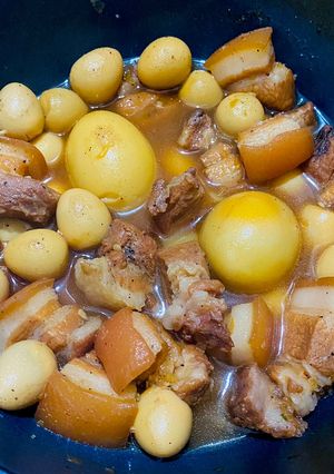 Hình của món Thịt kho tàu.