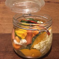 A picture of Fermented seasonal Vegetables 🌱.