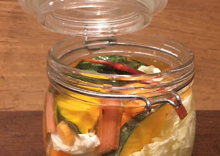Easiest Way to Prepare Perfect Fermented seasonal Vegetables 🌱