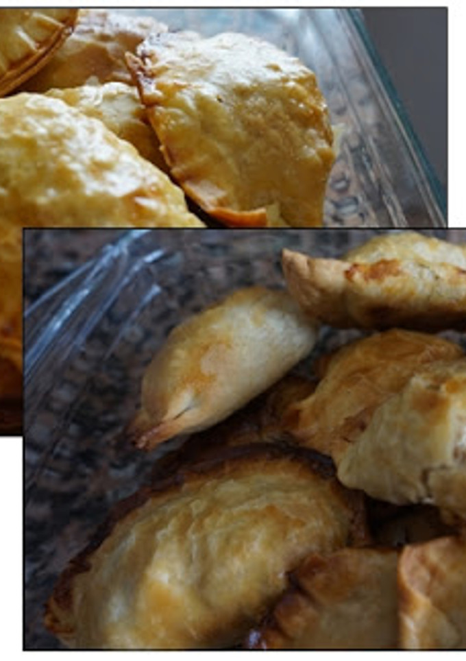 Una foto de Empanadas de pavo y pollo