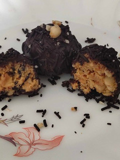 A picture of Peanut butter Truffles.