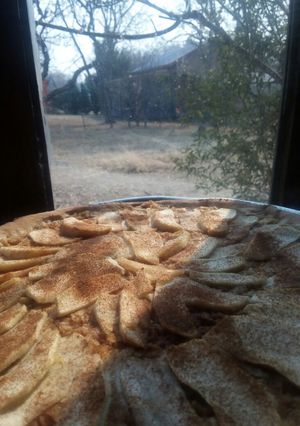 Una foto de Tarta de manzana sencilla