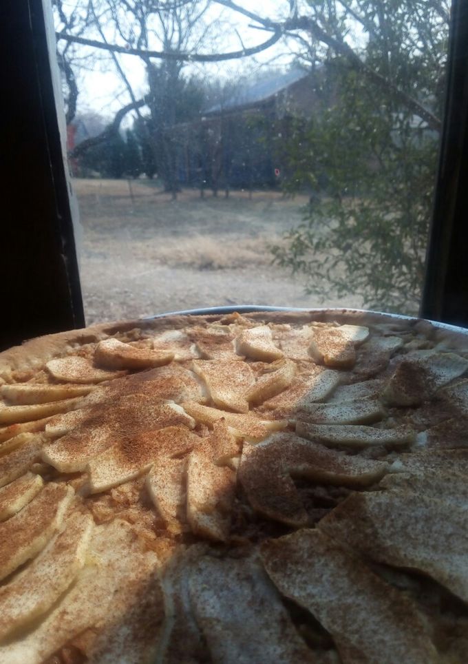 Una foto de Tarta de manzana sencilla