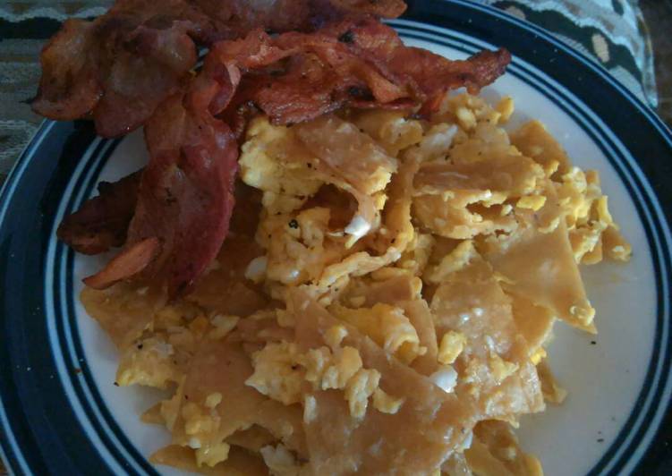 Chilaquiles with Bacon