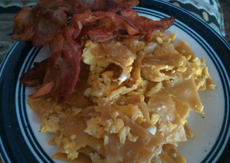 Chilaquiles with Bacon