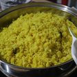 Nasi kuning pake dandang